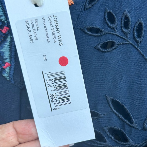 NWT JOHNNY WAS Jade VERA midi dress - Picture 15 of 16